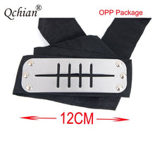 Load image into Gallery viewer, Black Leaf Village Headband for Naruto Cosplay Costume Kakashi Itachi akatsuki madara headband Cartoon Accessories Toy Gifts