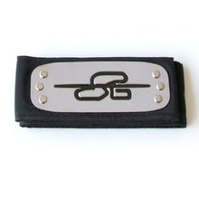 Load image into Gallery viewer, Anime Naruto Kakashi Sasuke Hidden Leaf Village Headband Konoha Cosplay Armband Headwear