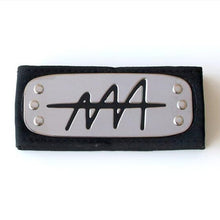 Load image into Gallery viewer, Anime Naruto Kakashi Sasuke Hidden Leaf Village Headband Konoha Cosplay Armband Headwear